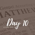 Matthew – Day 10 – Temptation