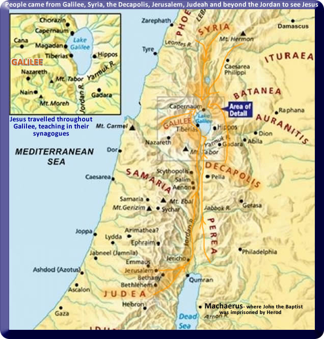 Map of Matthew 4-1