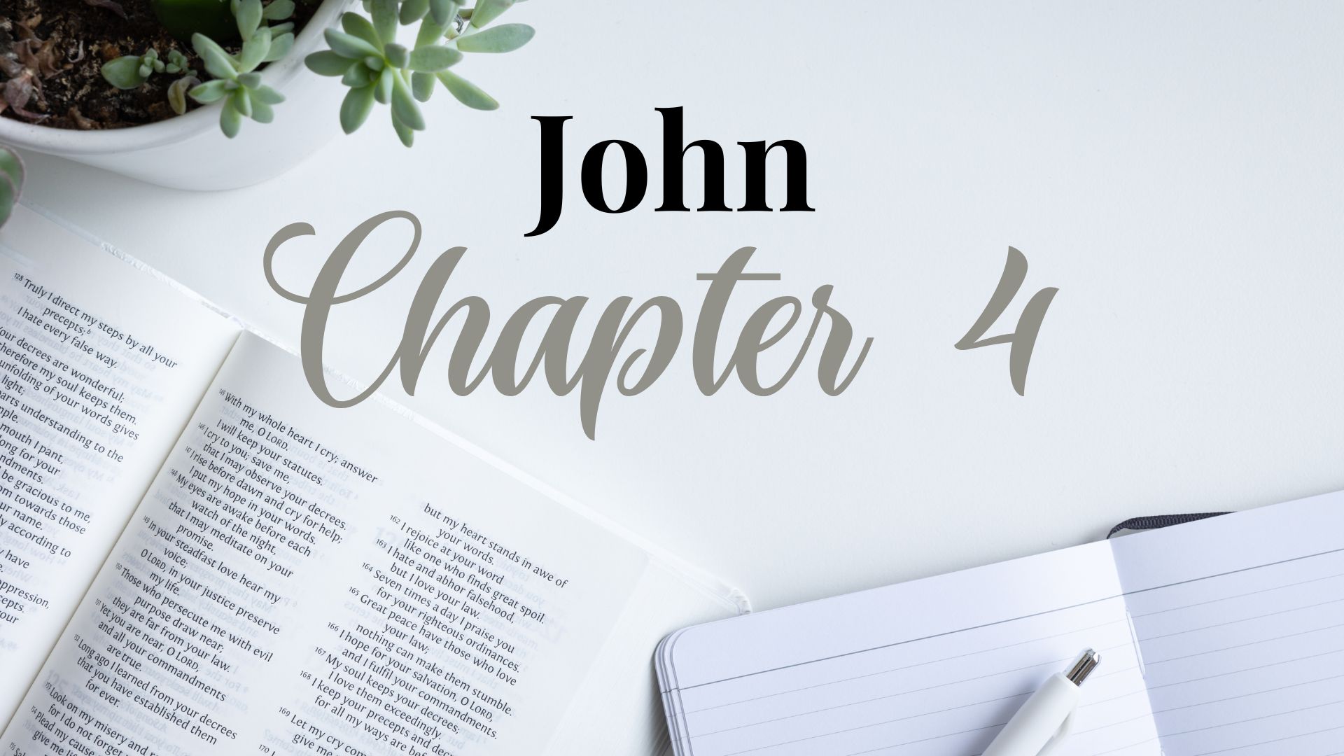 JOHN CHAPTER 4 - Daily Journal Questions